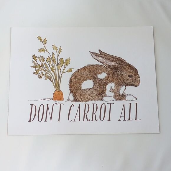 Set of Five Double-sided Frida Clements Animal Pun Prints - Picture 10 of 11